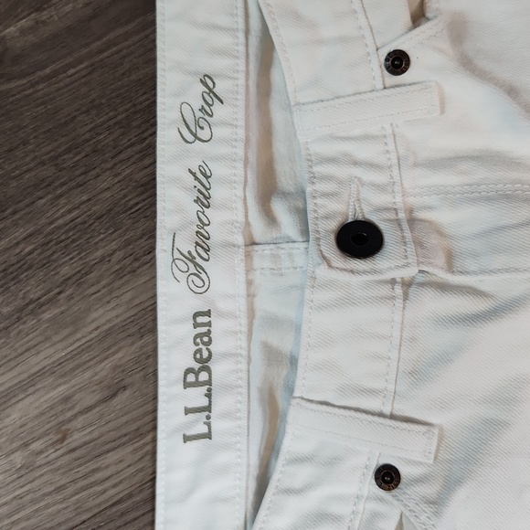 LL Bean Favourite Cropped Jeans - Size 8 Regular - Picture 2 of 3